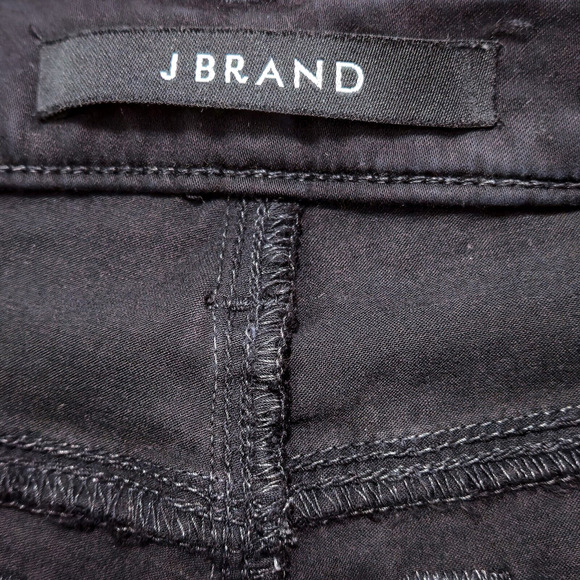 J Brand Women’s Jeans Super Skinny Size 26 Black Coated Mid-Rise Stretch Denim - Picture 8 of 10